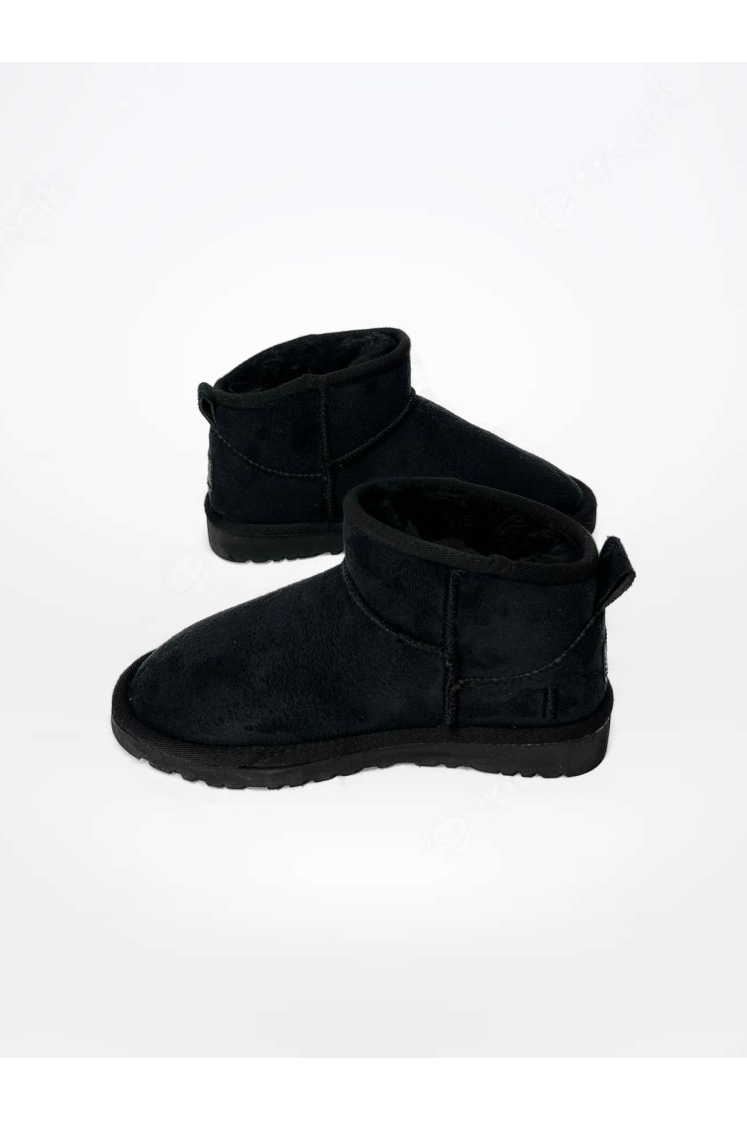 Klasik siyah Kısa UGG Bot – İçi Kürklü, Günlük & Kışlık Rahat Bot