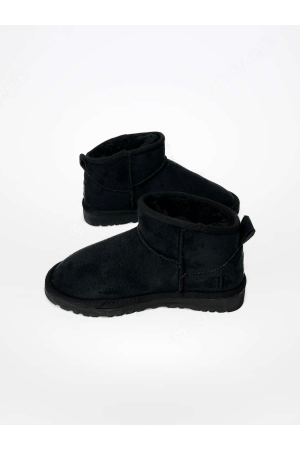Klasik siyah Kısa UGG Bot – İçi Kürklü, Günlük & Kışlık Rahat Bot