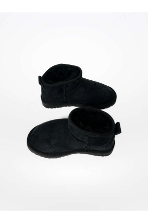 Klasik siyah Kısa UGG Bot – İçi Kürklü, Günlük & Kışlık Rahat Bot